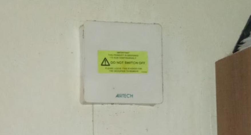 Who Can Install an Extractor Fan? RNM Electrical Bristol - Before photo