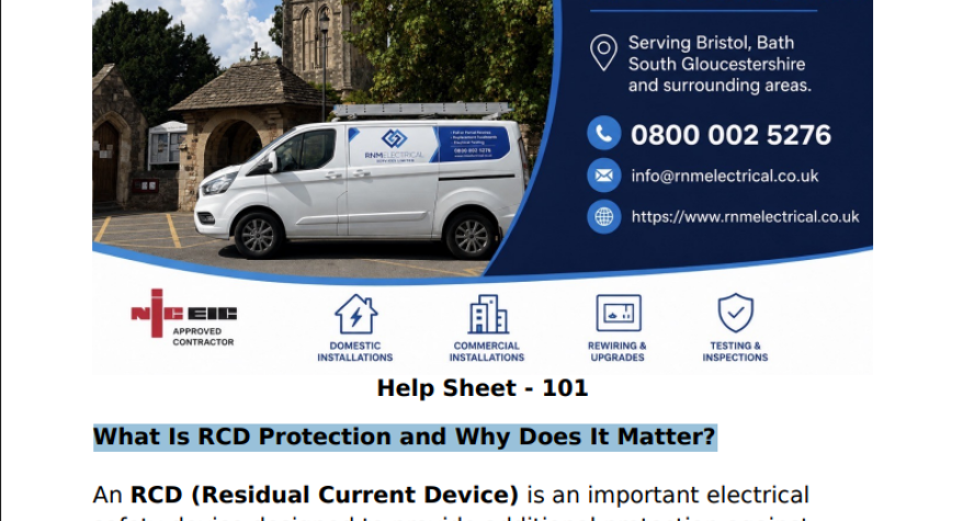 What Is RCD Protection and Why Does It Matter?
